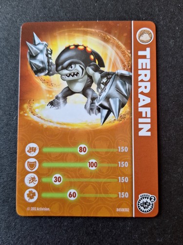 Terrafin card skylanders - terrafin,